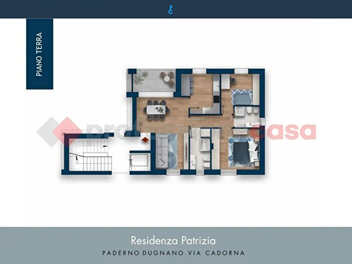 Appartamento trilocale in vendita in Via Cadorna, Paderno Dugnano