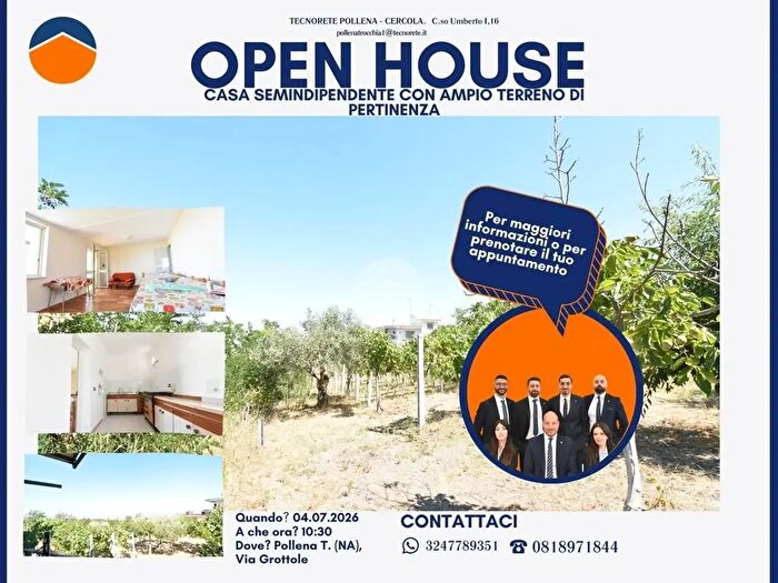 Casa monolocale in vendita in Via Grottole, Pollena Trocchia