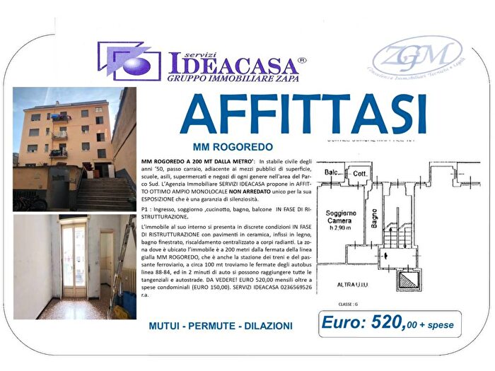 Appartamento monolocale in affitto in Via Freikofel, Santa Giulia, Milano