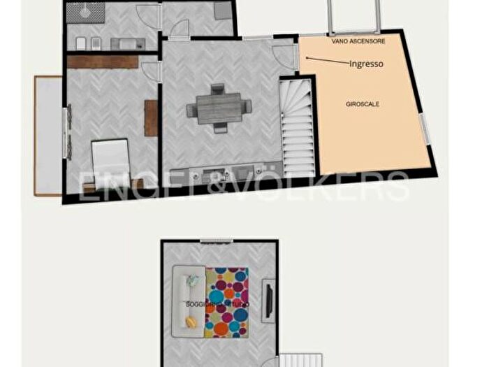 Appartamento trilocale in vendita in Via della Ri, Trento