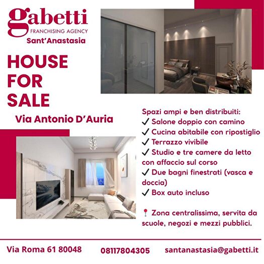 Appartamento in vendita in Via Antonio dAuria Snc, SantAnastasia