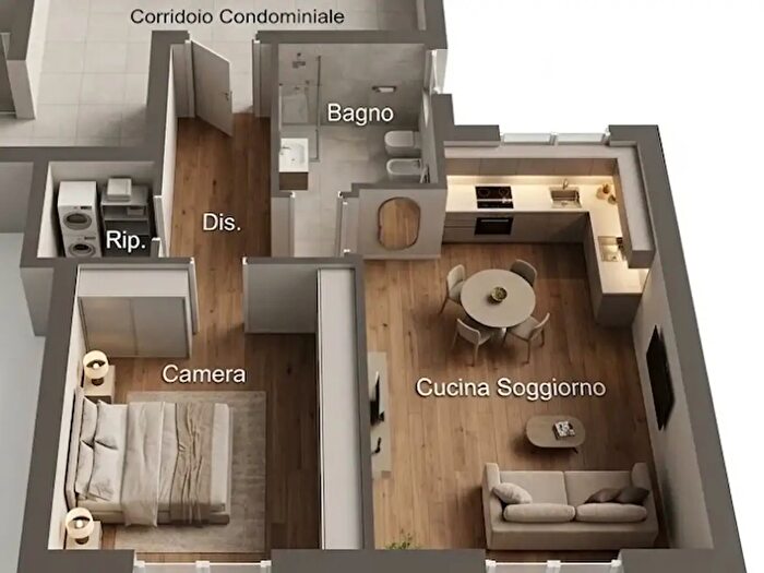 Appartamento trilocale in vendita in Via San Giorgio, Prato