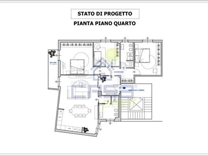Appartamento quadrilocale in vendita in Piazza IV Novembre, Cremona