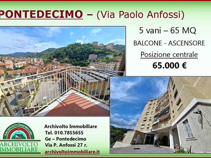 Appartamento bilocale in vendita in Via Paolo Anfossi, Pontedecimo, Genova