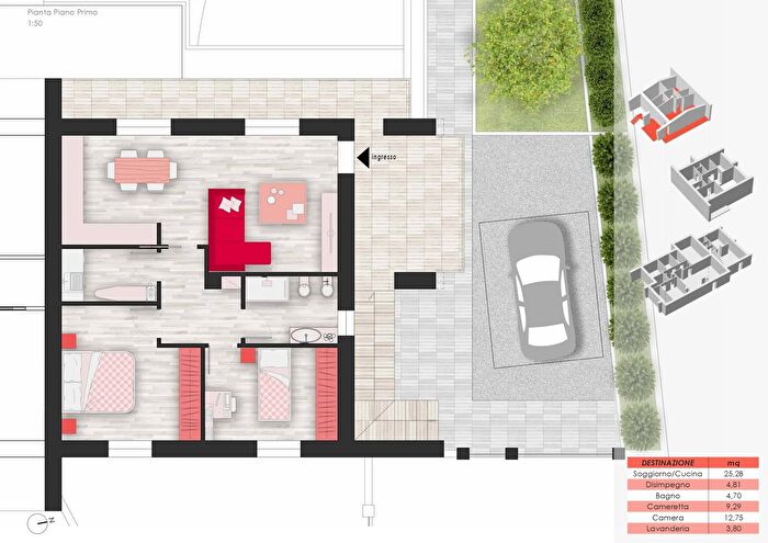 Appartamento quadrilocale in vendita in Castelbellino