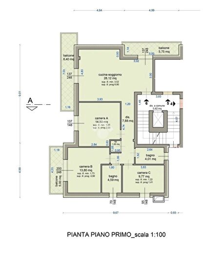 Appartamento quadrilocale in vendita in Via Montebello, Montecatini Terme
