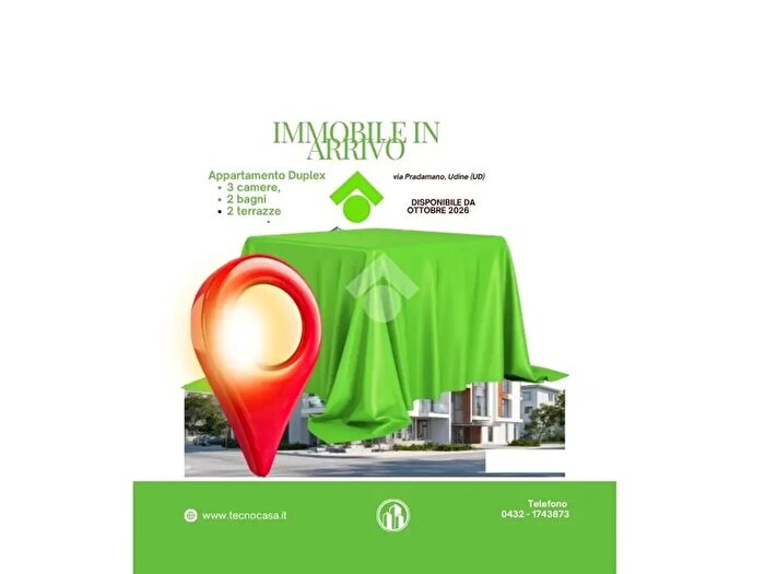Appartamento quadrilocale in vendita in Via Pradamano, Udine