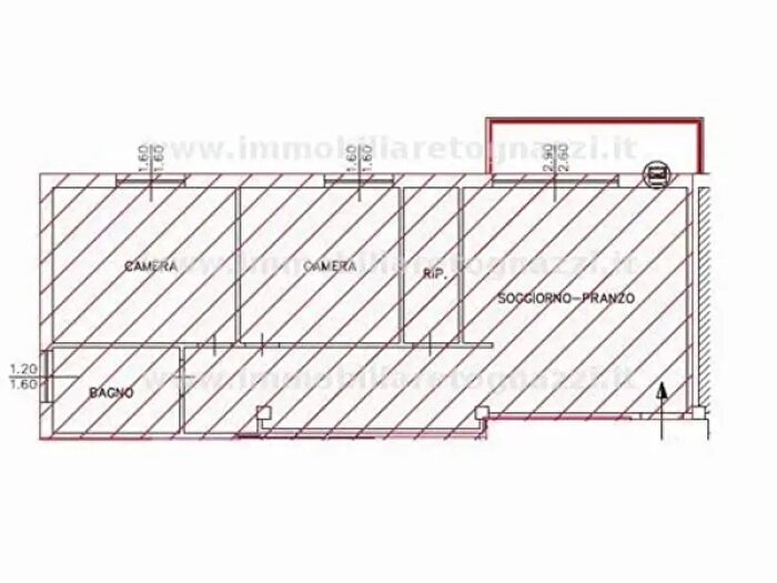 Appartamento trilocale in vendita in Zona Stadio, Certaldo
