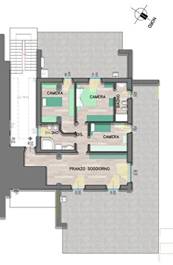 Appartamento con 5 locali in vendita in Via Giordano Bruno Snc, Altidona