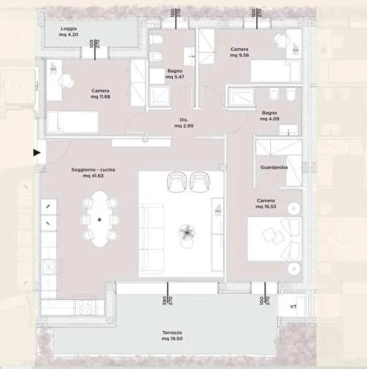 Appartamento quadrilocale in vendita in Via G Impastato Castelmaggiore, Castel Maggiore