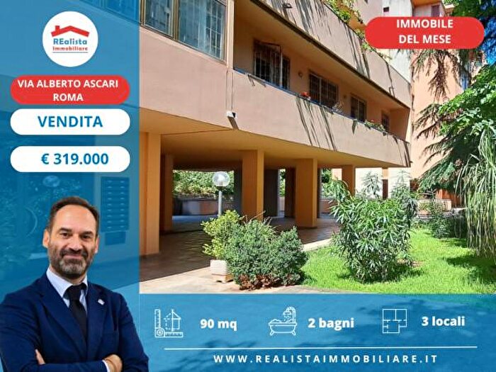 Appartamento trilocale in vendita in Via Alberto Ascari, Roma