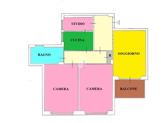 Appartamento trilocale in vendita in Via Domenico Tardini, Roma