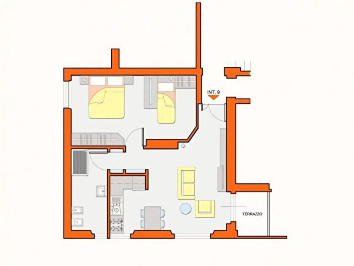 Appartamento bilocale in vendita in Via Giuseppe Garibaldi, Guidonia Montecelio