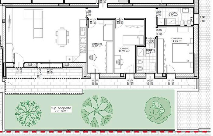 Appartamento quadrilocale in vendita in Martellago