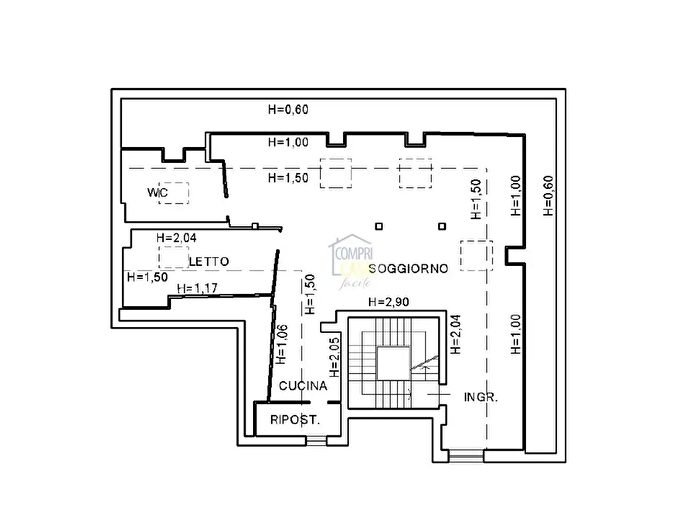 Casa bilocale in vendita in Via Solferino, Verona