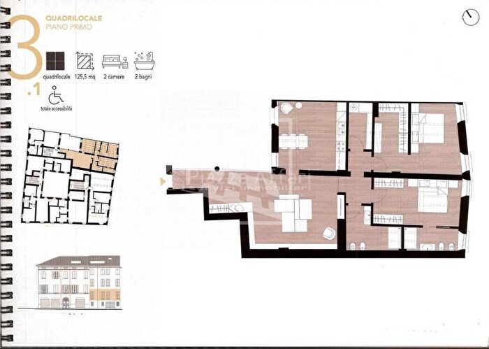 Appartamento quadrilocale in vendita in Via Antignoli, Reggio Emilia