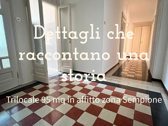 Appartamento trilocale in affitto in Via Giovanni Battista Fauchè, Sempione, Milano