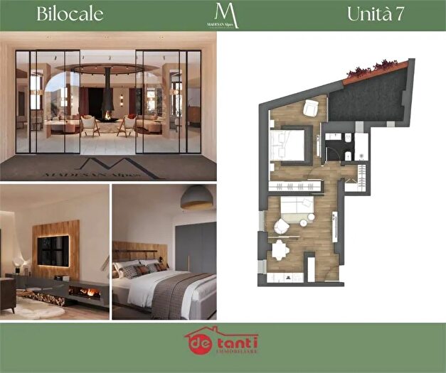 Appartamento bilocale in vendita in Via G Carducci Madesimo So, Madesimo