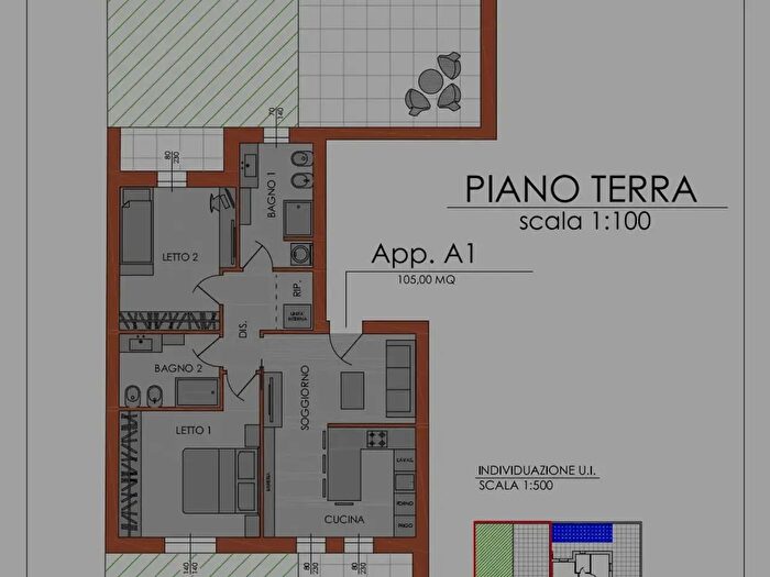 Appartamento trilocale in vendita in Via Lorenzo Valla, Piacenza