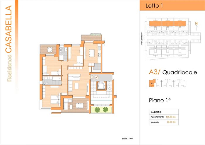 Appartamento con 5 locali in vendita in Via Cantatore, San Severo