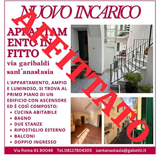 Appartamento bilocale in affitto in Via Garibaldi, SantAnastasia