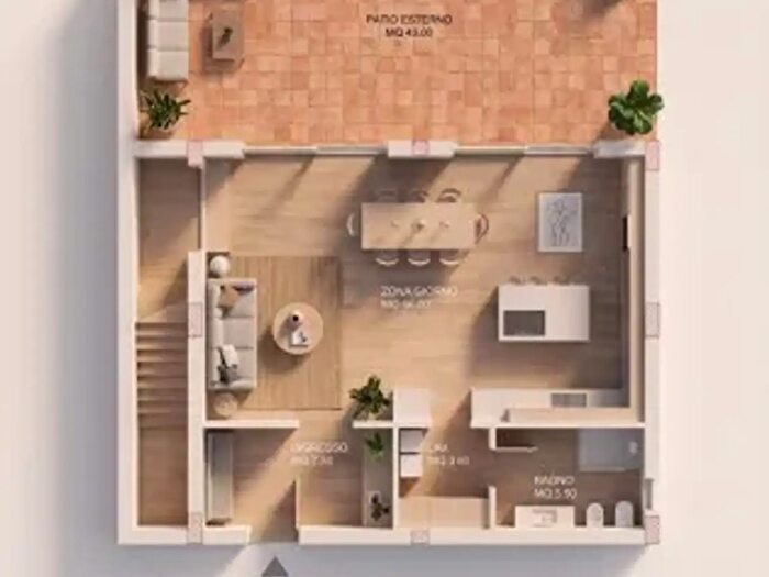 Casa bilocale in vendita in Via Leonardo di Bona, Catanzaro