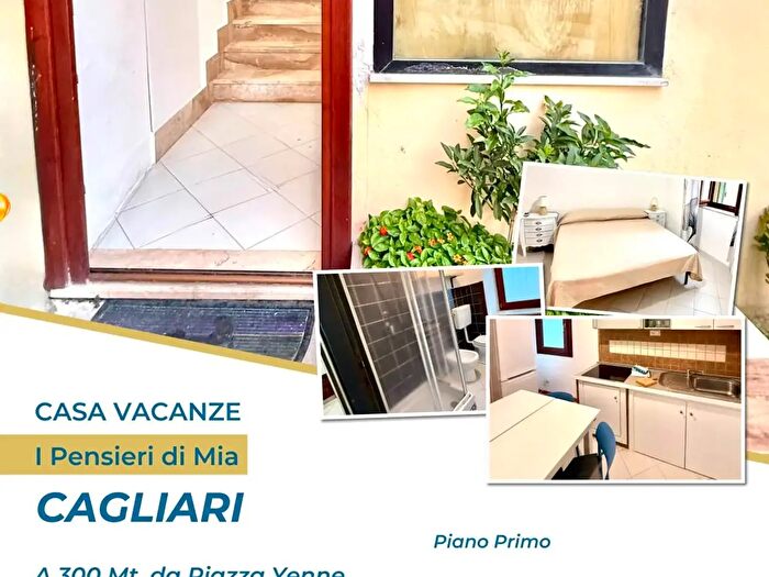 Appartamento trilocale in affitto in Via Mameli, Cagliari