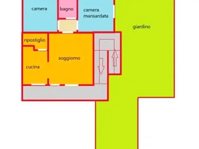 Appartamento quadrilocale in vendita in Via Montanara, Cecina