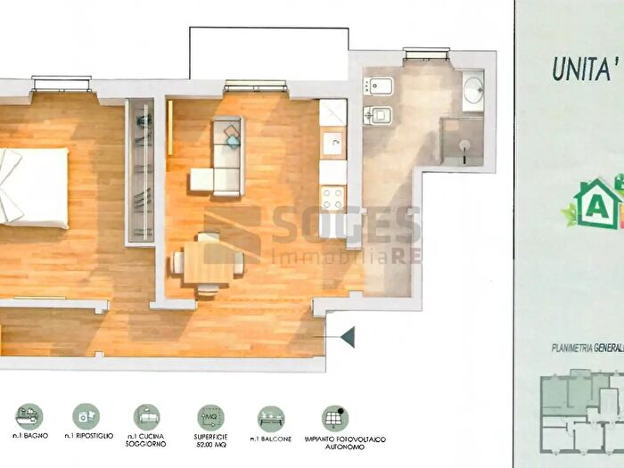 Appartamento bilocale in vendita in Piazza Puccini, Firenze