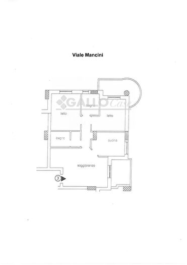 Appartamento trilocale in vendita in Viale Giacomo Mancini Cosenza, Cosenza