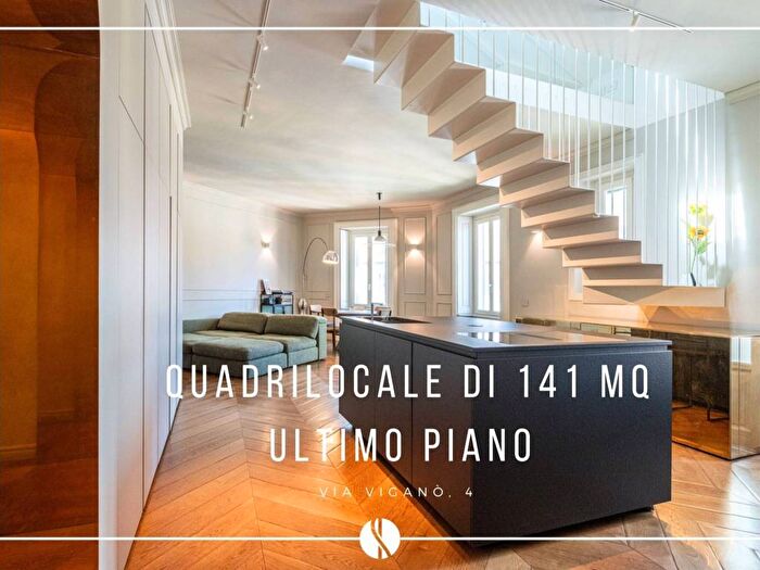 Casa quadrilocale in affitto in Via Francesco Viganò, Garibaldi Corso Como, Milano