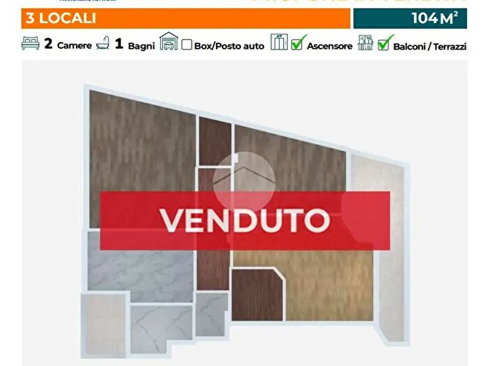 Appartamento trilocale in vendita in Via Mario Mona, Roma