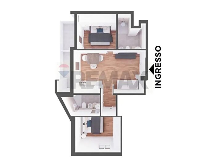 Appartamento trilocale in vendita in Via Antonio De Viti De Marco, Bari