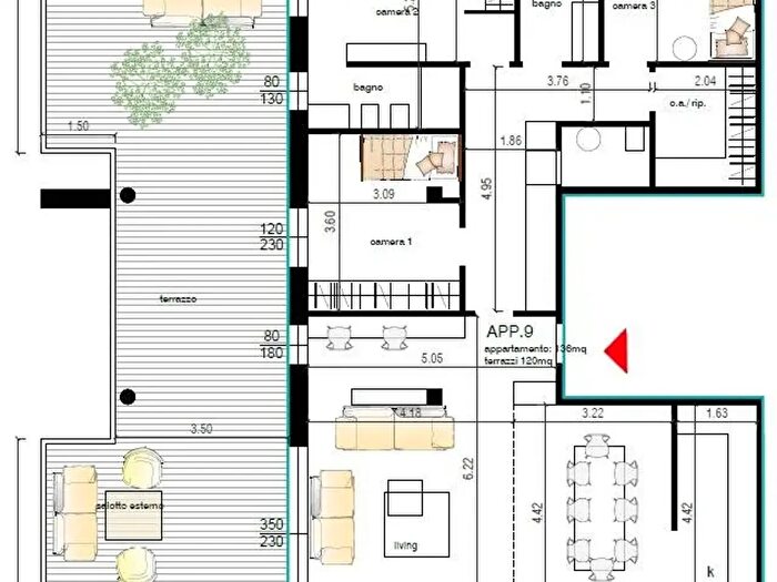 Appartamento con 5 locali in vendita in Fano