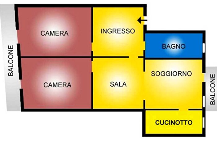 Appartamento trilocale in affitto in Via Giuseppe Massarenti, Massarenti, Bologna