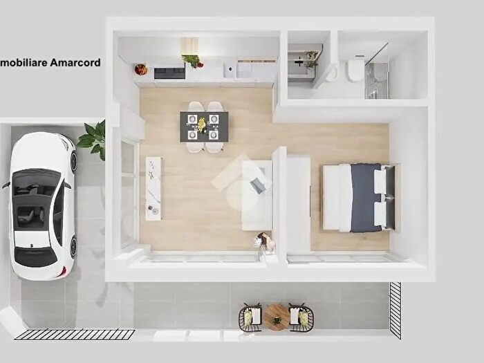 Appartamento monolocale in vendita in Via Lagomaggio, Rimini