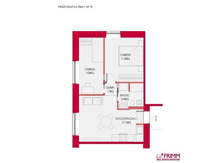 Appartamento trilocale in vendita in Piazza Acilia, Roma