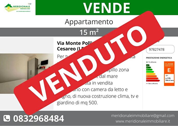 Appartamento monolocale in vendita in Via Monte Pollino Porto Cesareo Lecce, Porto Cesareo