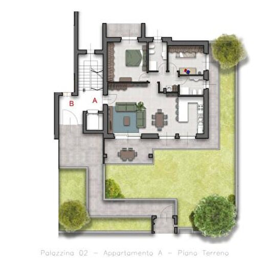 Appartamento trilocale in vendita in Via Antonio Stoppani, Locate Varesino