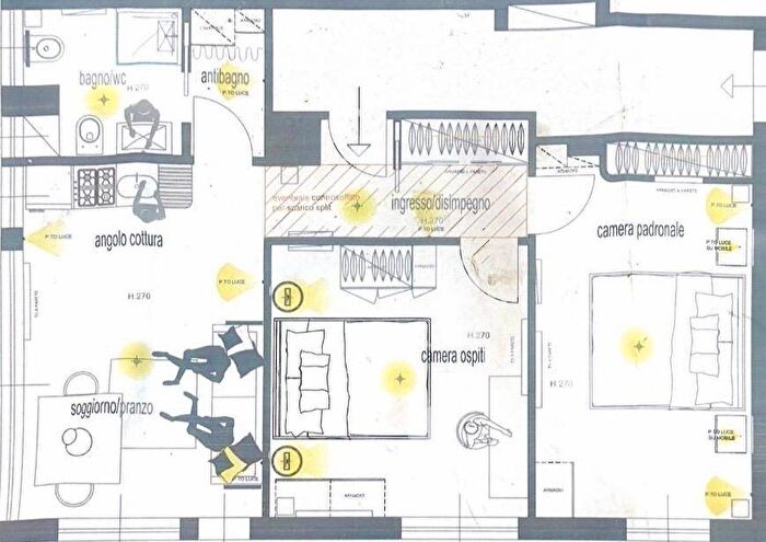 Appartamento con 5 locali in affitto in Piazza Giuseppe Garibaldi, Centro, Massa