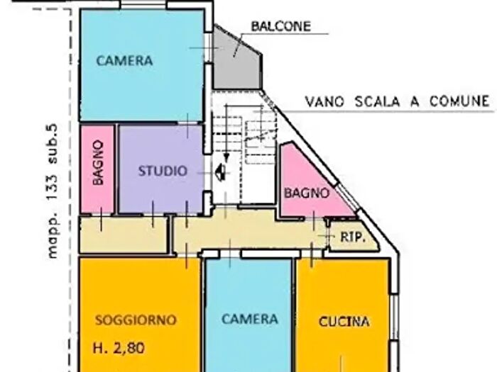Appartamento con 5 locali in vendita in Cecina