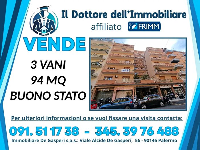 Appartamento trilocale in vendita in Via Sampolo, Palermo