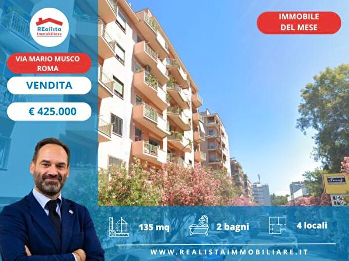 Appartamento quadrilocale in vendita in Via Mario Musco, Roma