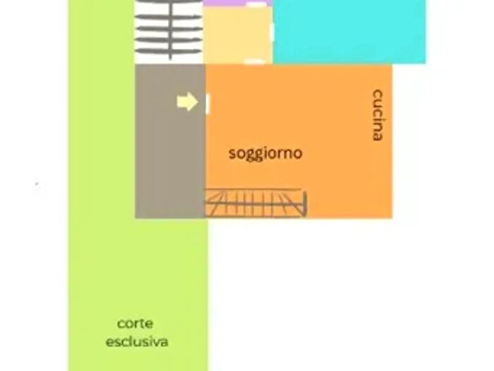 Appartamento trilocale in vendita in Via Montanara, Cecina