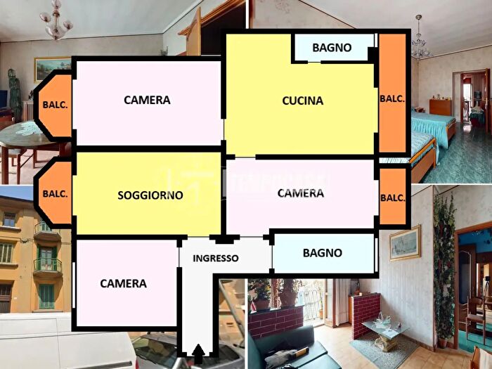 Appartamento con 5 locali in vendita in Via Crescentino, Torino