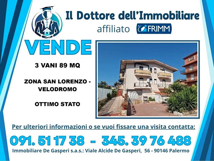 Appartamento trilocale in vendita in Palermo