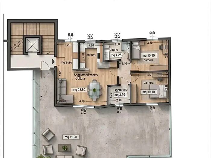 Casa monolocale in vendita in Via Prunizzedda a, Sassari