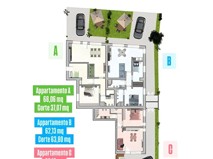 Appartamento trilocale in vendita in Via Sacconi, Porto San Giorgio