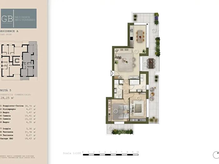 Appartamento trilocale in vendita in Via Antonio Magarotto, Abano Terme