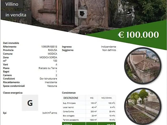 Casa quadrilocale in vendita in Via Cozzo Rotondo, Modica